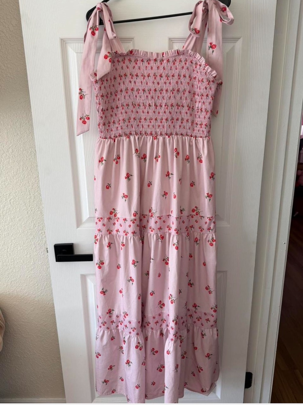 Floral maxi dress large